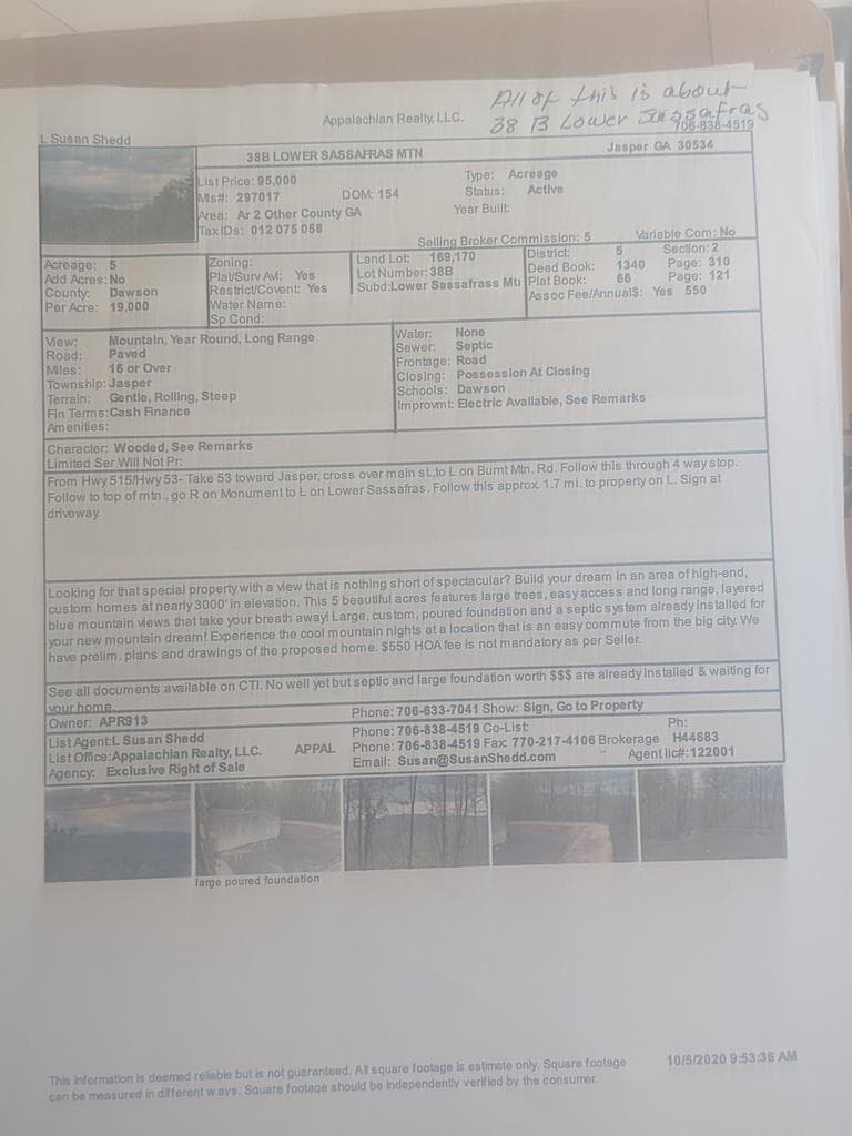 0 Lower Sassafras Parkway, Jasper GA 30143 - Photo